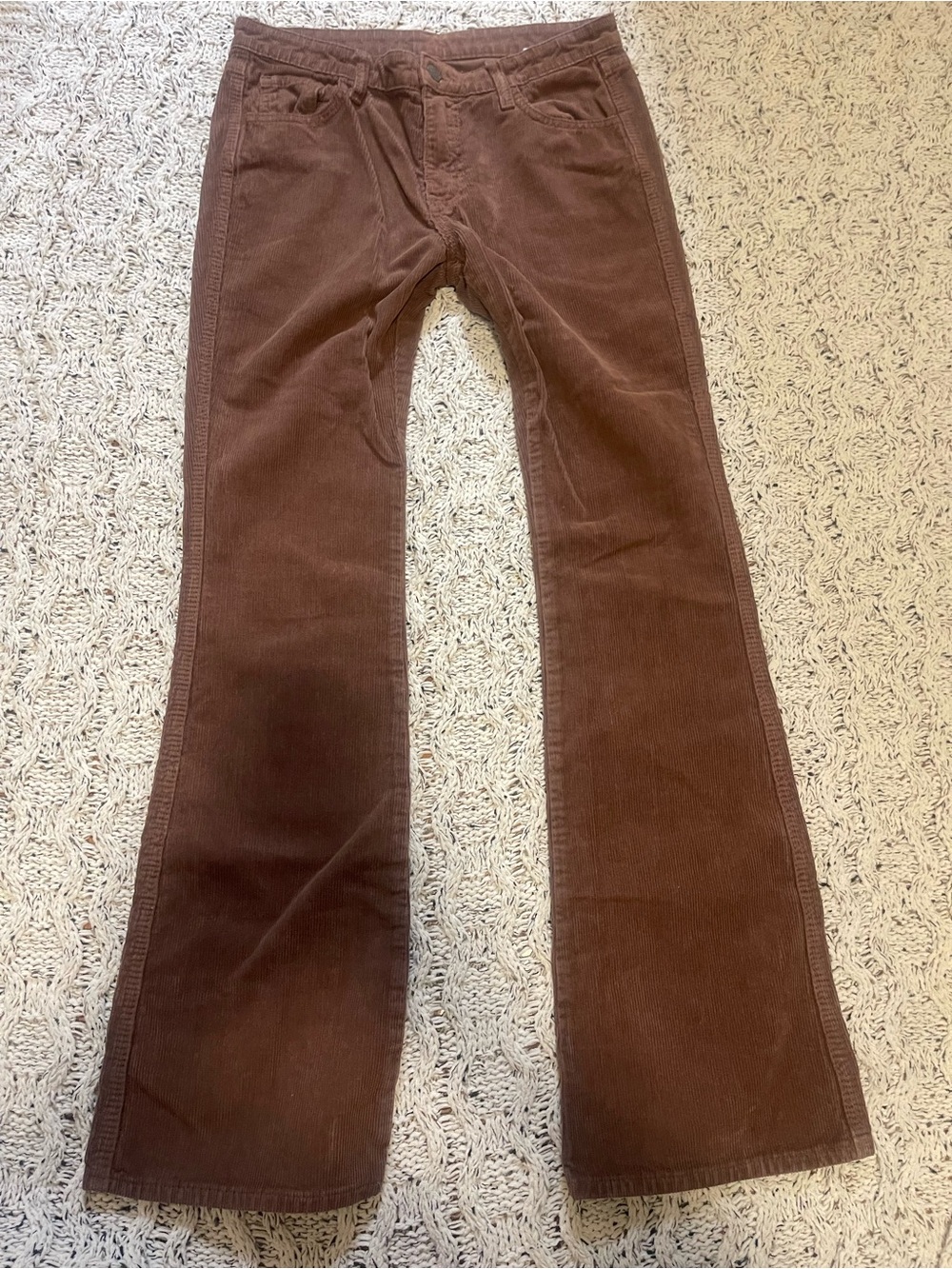 Women's Brown Corduroy Bootcut Pants